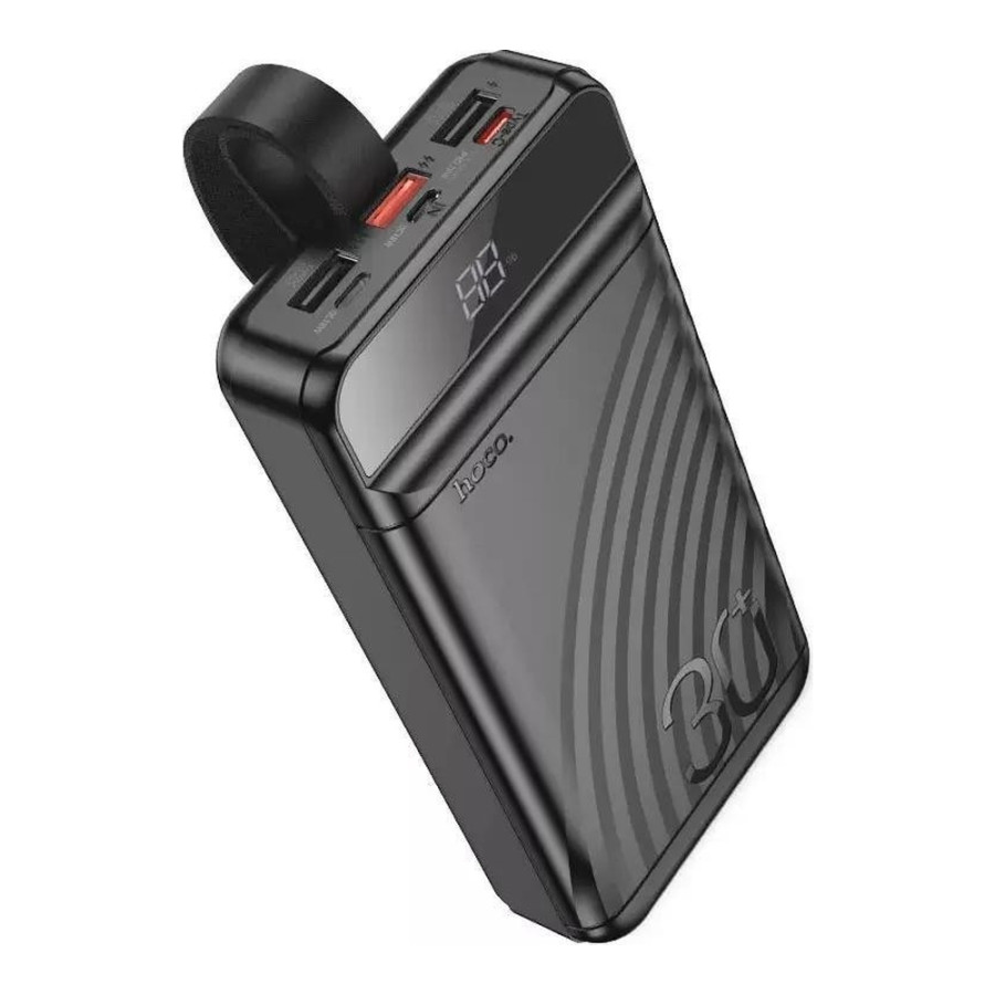 Hoco J123B Element 22.5W+PD20W fully compatible with LCD and LED-lamp 30 000mAh Black