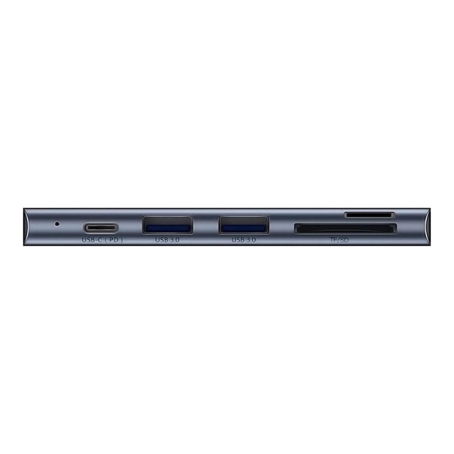 Baseus Harmonica Five-in-one HUB Adapter Grey (CAHUB-K0G)