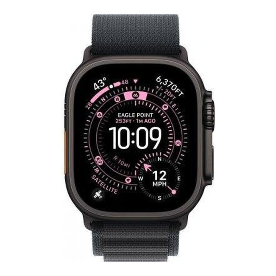 Apple Watch Ultra 2 GPS + Cellular 49mm Black Titanium Case w. Ocean Band Black (MYTC3+MYPD3)
