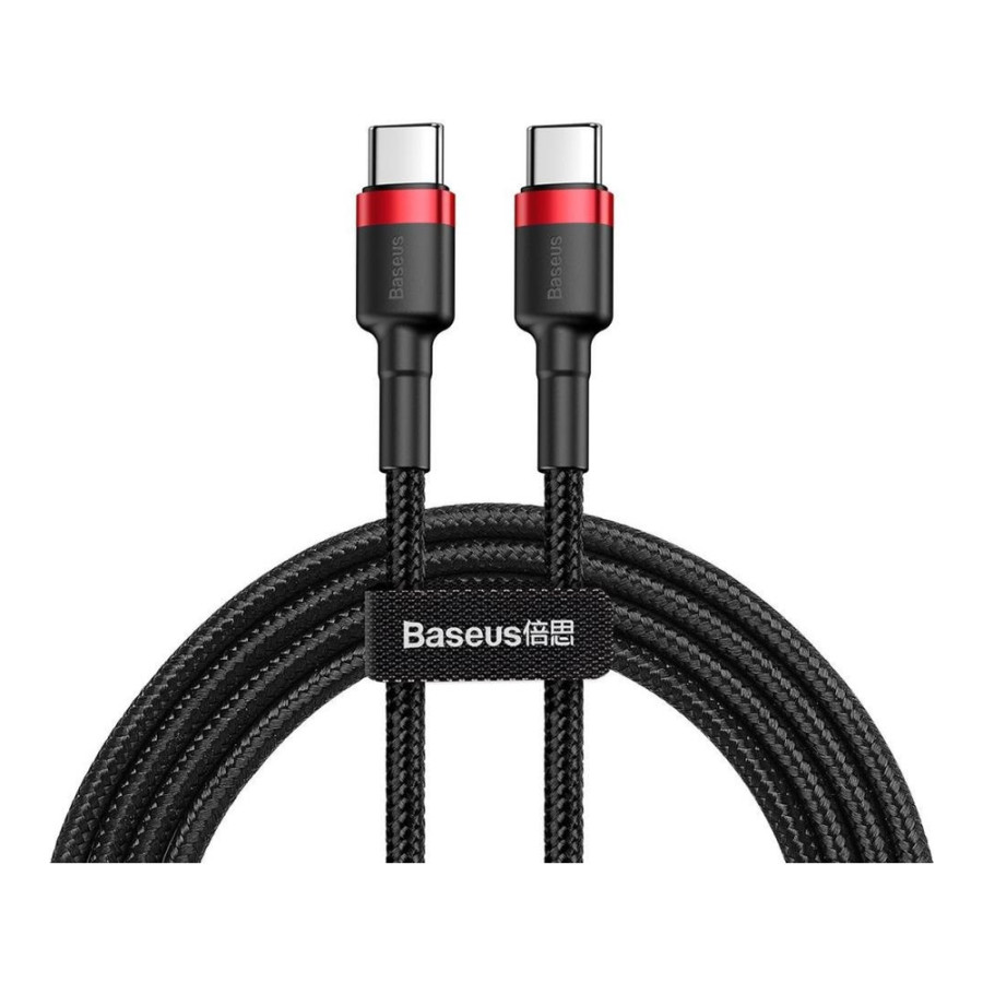 Baseus Cafule PD2.0 60W flash charging USB Type-C 20V 3A 1M Grey+Black (CATKLF-GG1)