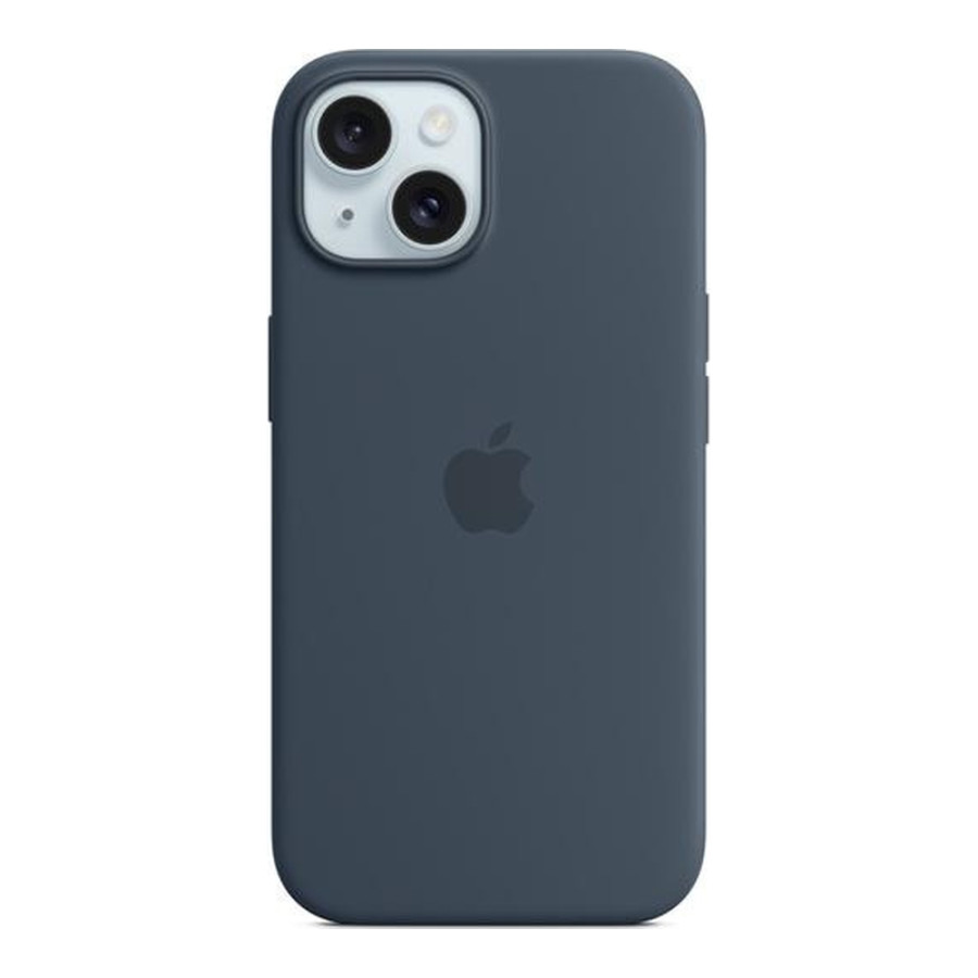 Apple iPhone 15 Silicone Case with MagSafe - Storm Blue (MT0N3) (OEM)