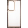 Чохол Silicon Space Case (з боковою кнопкою) для Samsung S24 Plus (Transparent/Black)