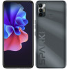 TECNO Spark 7 (KF6n) 4/64Gb NFC Dual SIM Magnet Black (UA)