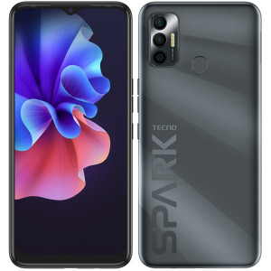 TECNO Spark 7 (KF6n) 4/64Gb NFC Dual SIM Magnet Black (UA)