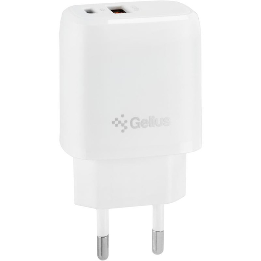 СЗУ Gelius Pro X-Duo GP-HC014 USB+Type-C QC3.0/PD20W White