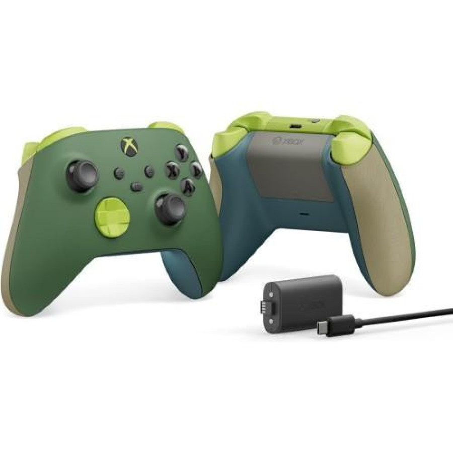 Microsoft Xbox Series X | S Wireless Controller Remix Special Edition + Rechargeable Battery Pack (QAU-00114)