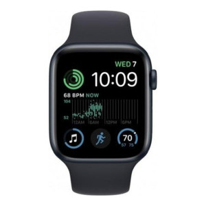 Apple Watch SE 2 GPS 44mm Midnight Aluminium Case with Midnight Sport Band M/L (MRE93)