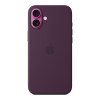 Apple iPhone 16 Plus Silicone Case with MagSafe - Plum (MYYD3) (EU)