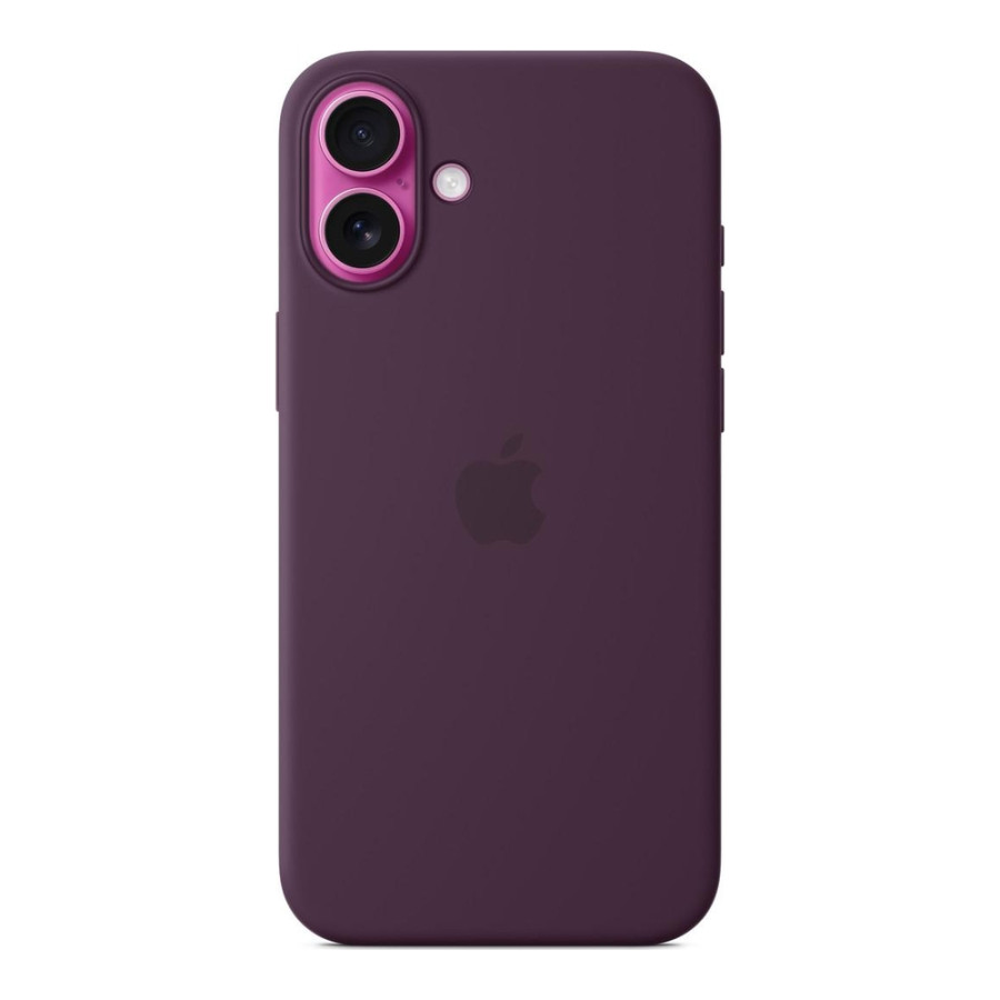 Apple iPhone 16 Plus Silicone Case with MagSafe - Plum (MYYD3) (EU)