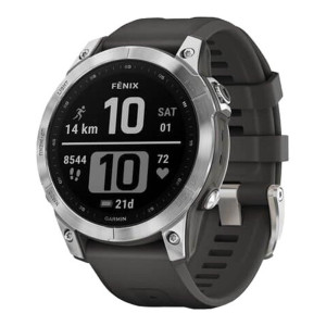Garmin Fenix 7 Silver with Graphite Band (010-02540-00/01)