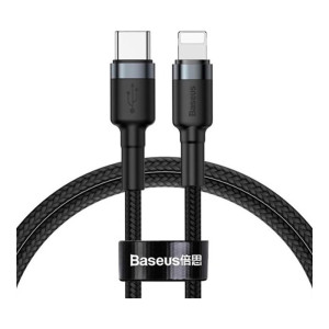 Baseus Cafule Cable Type-C to Lightning PD 18W 1m Black (CATLKLF-G1)