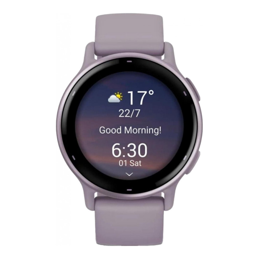Garmin vivoactive 5 Metallic Orchid Aluminum Bezel with Orchid Case and Silicone (010-02862-13/53)
