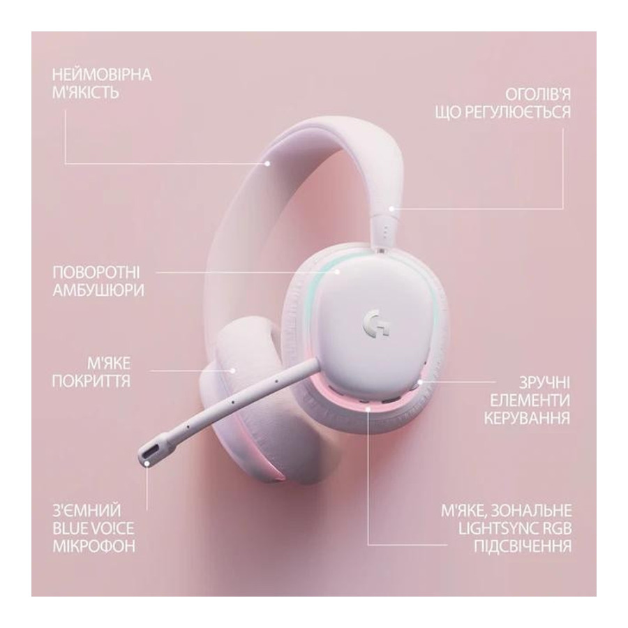 Logitech G735 Off White (981-001083)