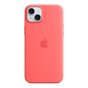 Apple iPhone 15 Plus Silicone Case with MagSafe - Guava (MT163) (OEM)