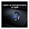 Baseus USB Car Charger Square Metal Quick Charger 3.0 2xUSB 30W Black (CCALL-DS01)