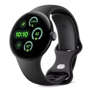 Google Pixel Watch 3 41 mm LTE Matte Black Aluminum Case/Obsidian Active Band