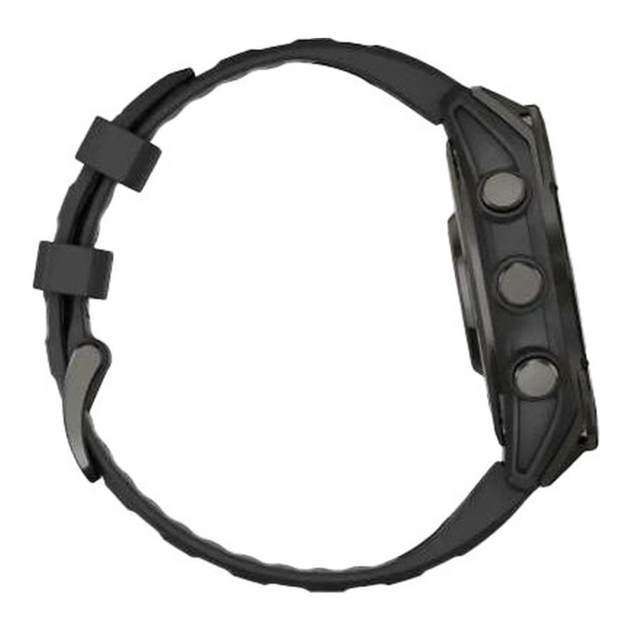 Garmin Fenix 8 43mm AMOLED Sapphire Carbon Gray DLC Tit. w. Black/Pebble Gray S. Band (010-02903-20/21/28)