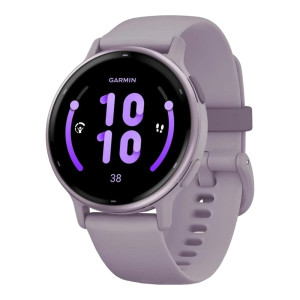 Garmin vivoactive 5 Metallic Orchid Aluminum Bezel with Orchid Case and Silicone (010-02862-13/53)