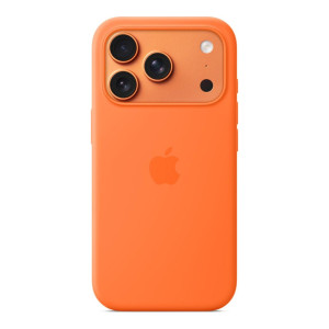 Apple iPhone 17 Pro Silicone Case with MagSafe – Orange (MGFE4) (EU)