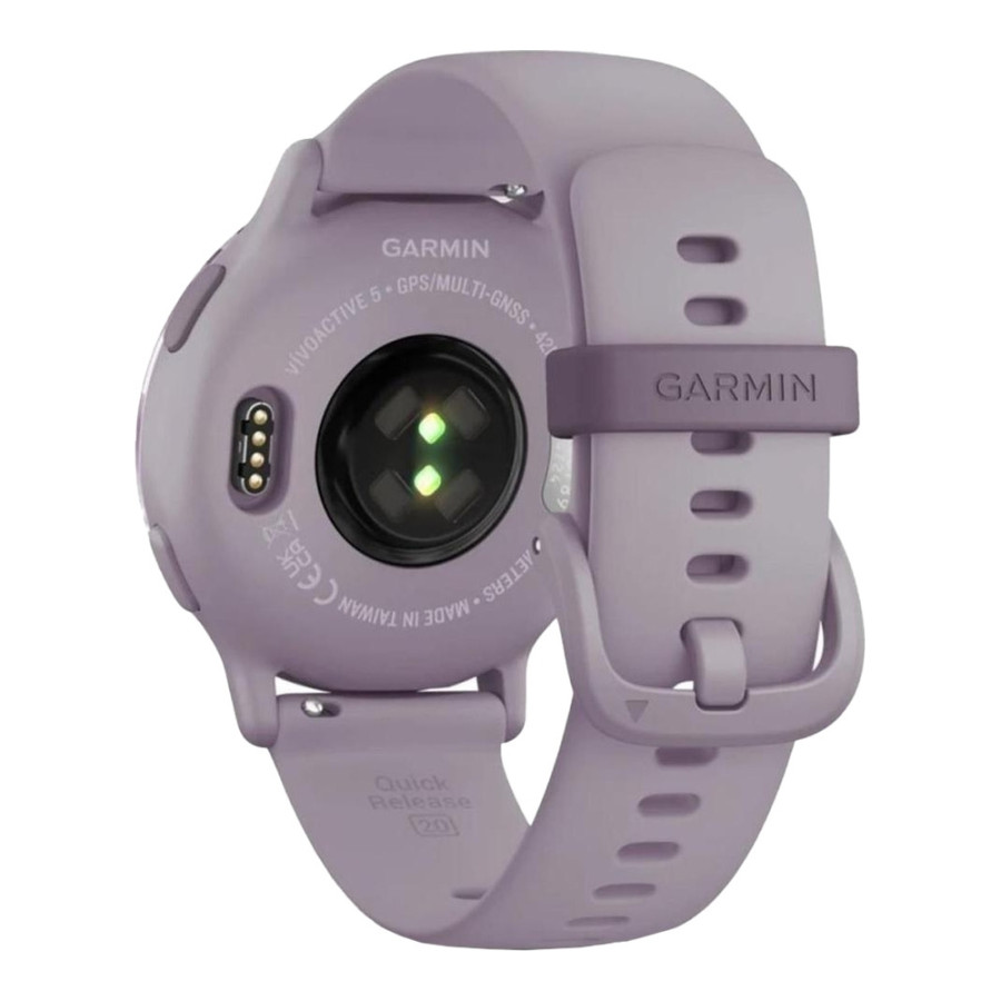 Garmin vivoactive 5 Metallic Orchid Aluminum Bezel with Orchid Case and Silicone (010-02862-13/53)