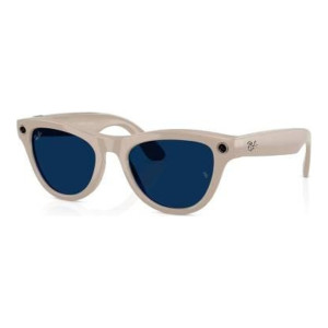 Ray-Ban Meta Skyler Standard - Shiny Chalky Gray / Clear Sapphire Transition (RW4010 6700MF 52-20)