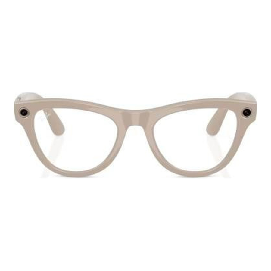 Ray-Ban Meta Skyler Standard - Shiny Chalky Gray / Clear Sapphire Transition (RW4010 6700MF 52-20)