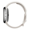 Google Pixel Watch 3 45 mm Wi-Fi Polished Silver Aluminum Case/Porcelain Active Band