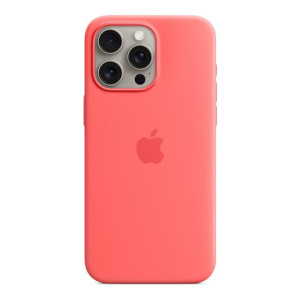 Apple iPhone 15 Pro Max Silicone Case with MagSafe - Guava (MT1V3) (OEM)