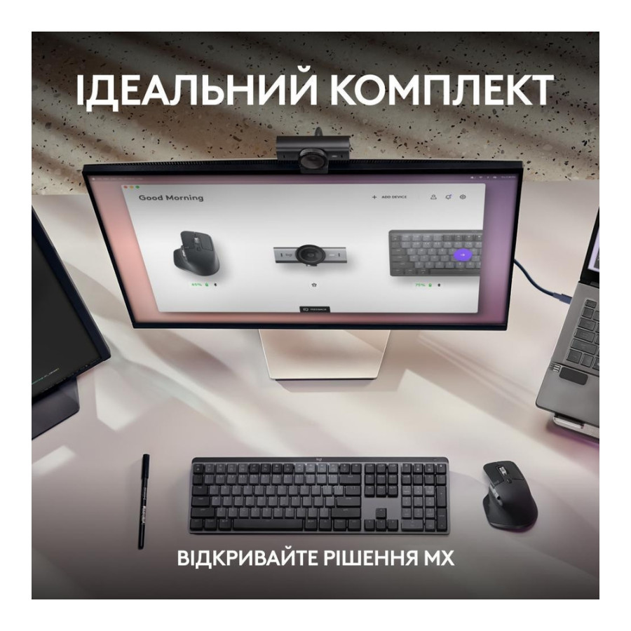 Logitech MX Brio 4K Pale Gray (960-001550, 960-001555)