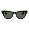 Ray-Ban | Meta Skyler [Gen 2] Standard Shiny Black Frame / G-15 Green Lenses (RW4014 601/71 52-20)