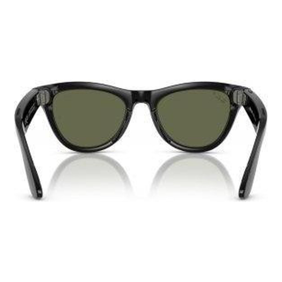 Ray-Ban Skyler Shiny Black Frame/Green Lenses (RW4010 601/9A 52)