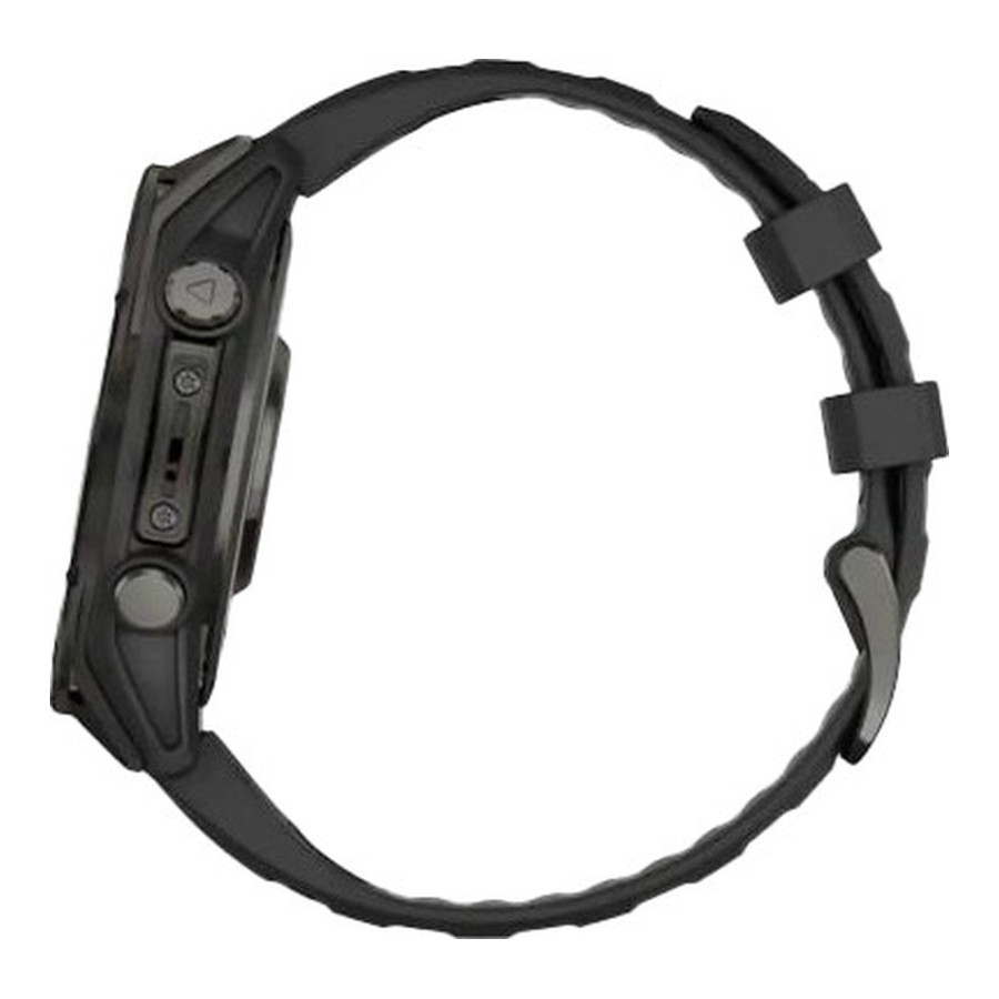Garmin Fenix 8 43mm AMOLED Sapphire Carbon Gray DLC Tit. w. Black/Pebble Gray S. Band (010-02903-20/21/28)