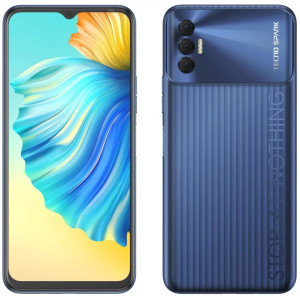 Tecno Spark 8p (KG7n) 4/128Gb NFC Dual SIM Atlantic Blue (UA)