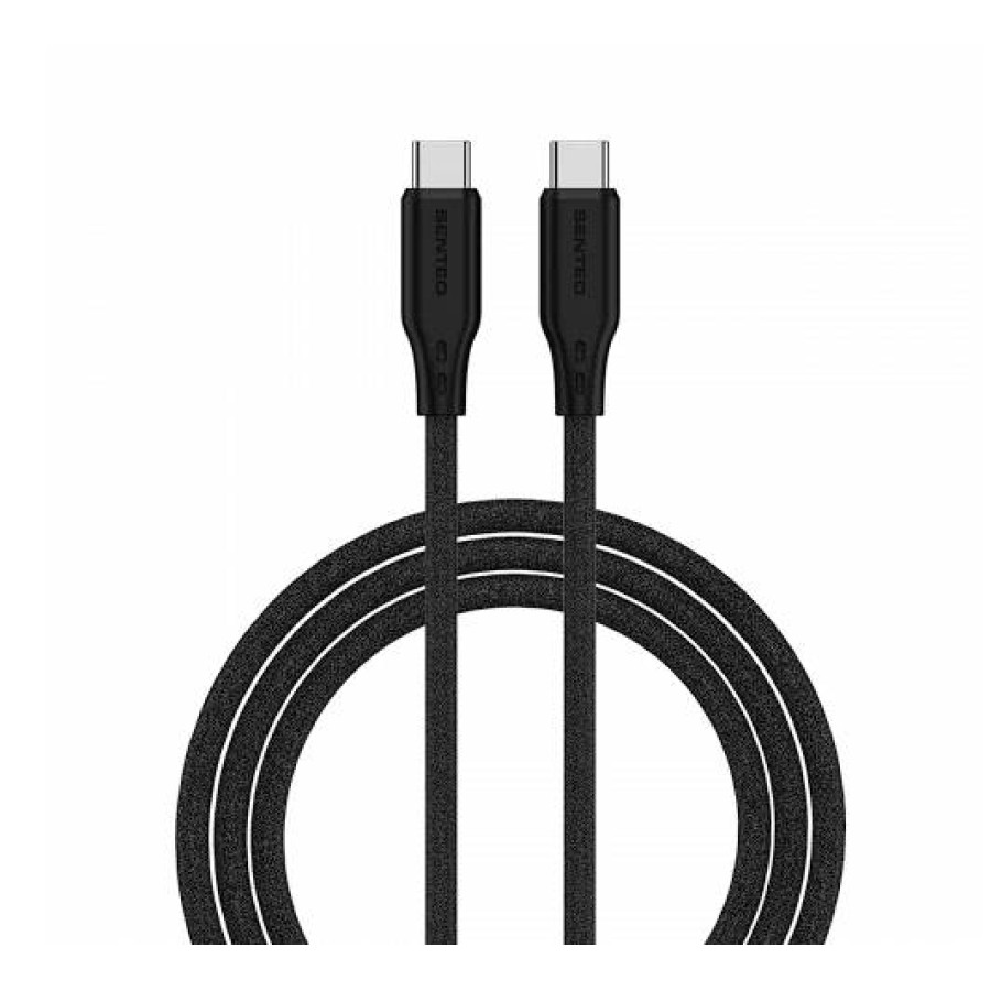 SENTEO SL-05 Foamed Silicone 60W Type-C to Type-C 1m black