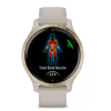 Garmin Venu 2S Light Gold Stainless Steel Bezel with Light Sand Case and Silicone Band (010-02429-01/11)