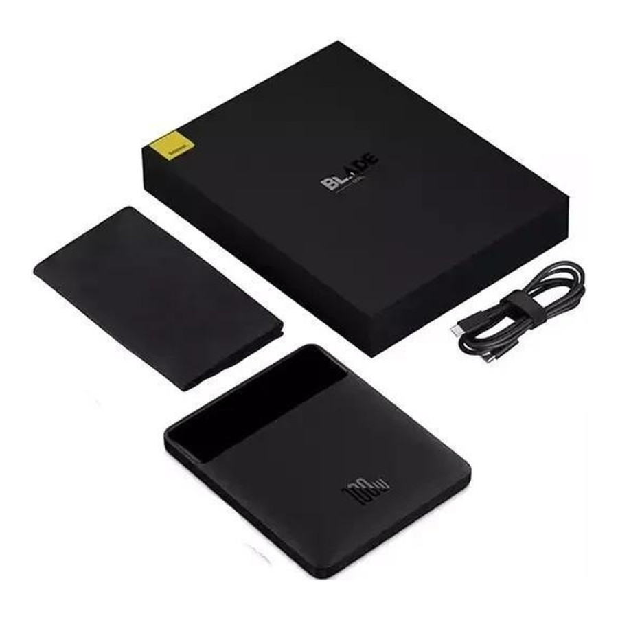 Baseus Blade Digital Display 20000 mAh PD 100W Black (PPDGL-01, PPBLD100-S, PPBL000201, PPBLD100HD)