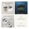 Oura Ring 4 Ceramic Cloud Size 10 (JZ90-57460-10)