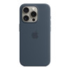 Apple iPhone 15 Pro Silicone Case with MagSafe - Storm Blue (MT1D3) (OEM)