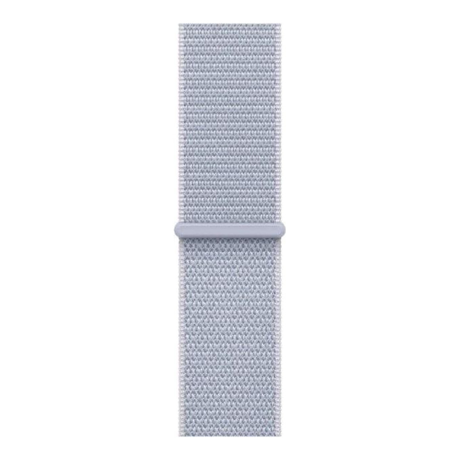Apple Watch Series 10 GPS 42mm Silver Aluminum Case w. Blue Cloud Sport Loop (MWWD3)