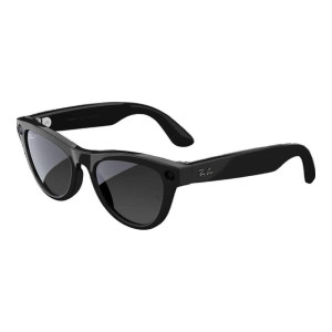 Ray-Ban | Meta Skyler [Gen 2] Standard Shiny Black Frame / Gradient Graphite Lenses (RW4014 601/T3 52-20)