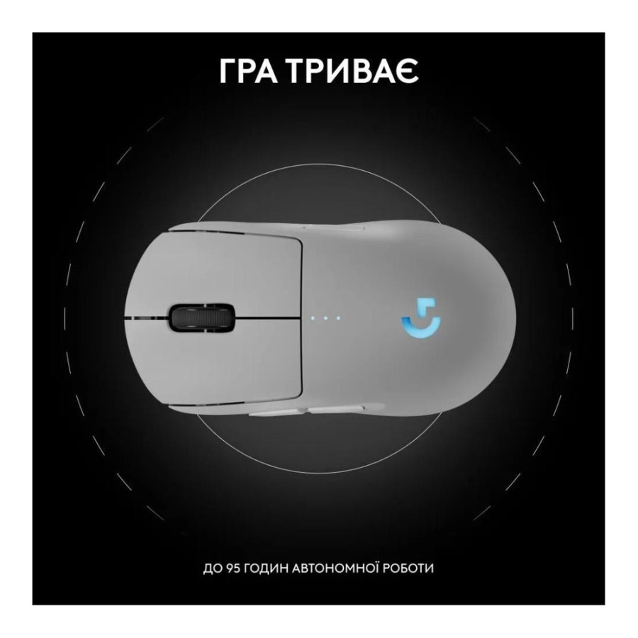 Logitech PRO 2 Lightspeed White (910-007302, 910-007304)