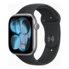 Apple Watch Series 11 GPS 46mm Space Grey Alu. Case w. Black S. Band - M/L (MEV44)