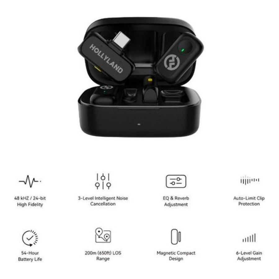 Hollyland LARK A1 Combo (2TX+Lightning RX+USB-C RX) Space Gray