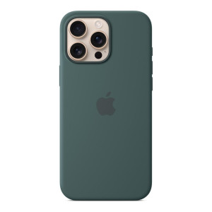 Apple iPhone 16 Pro Max Silicone Case with MagSafe - Lake Green (MA7V4) (EU)