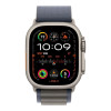 Apple Watch Ultra 2 GPS + Cellular 49mm Titanium Case with Blue Alpine Loop - Small (MREK3/MRFA3)