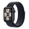 Apple Watch SE 2 GPS 40mm Midnight Aluminium Case with Midnight Sport Loop (MRE03)