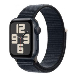 Apple Watch SE 2 GPS 40mm Midnight Aluminium Case with Midnight Sport Loop (MRE03)