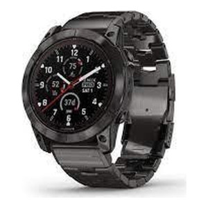 Garmin Fenix 7X Pro Sapphire Solar Carbon G. DLC Tit. with Vented Tit. Bracelet (010-02778-30)