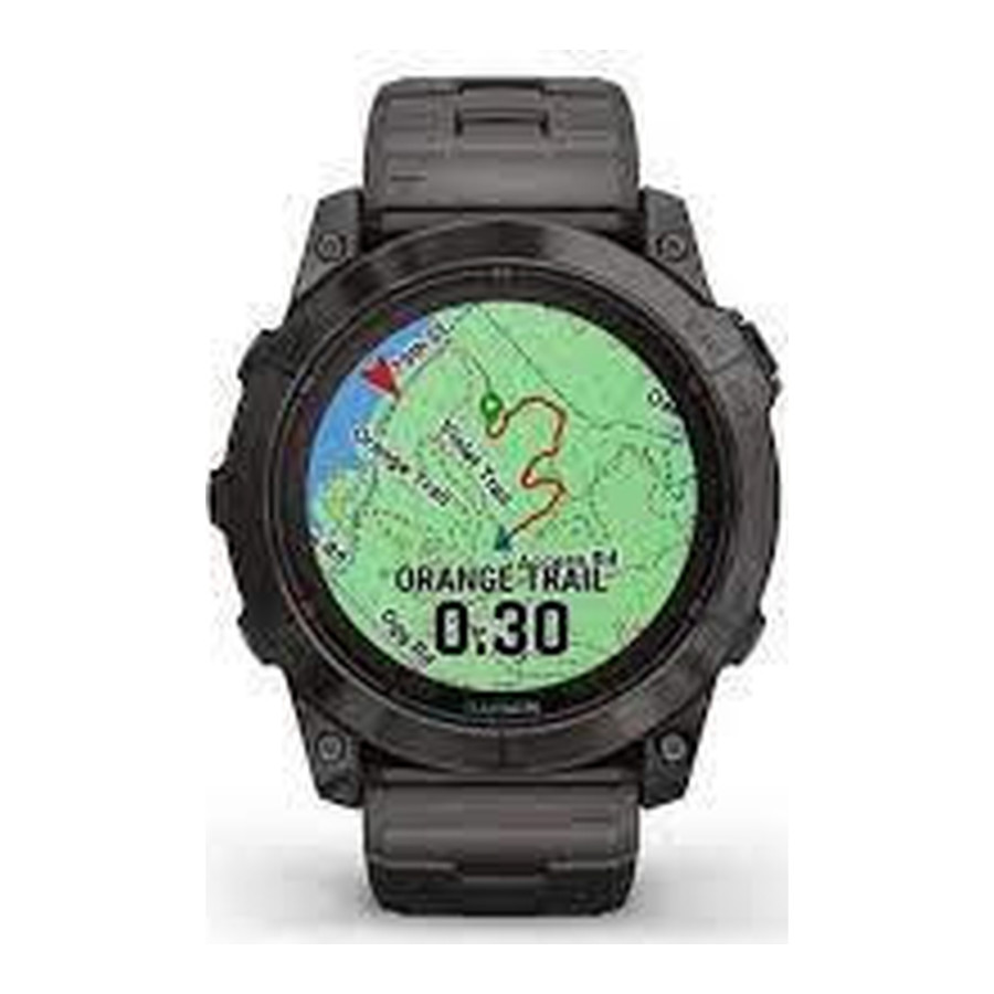 Garmin Fenix 7X Pro Sapphire Solar Carbon G. DLC Tit. with Vented Tit. Bracelet (010-02778-30)