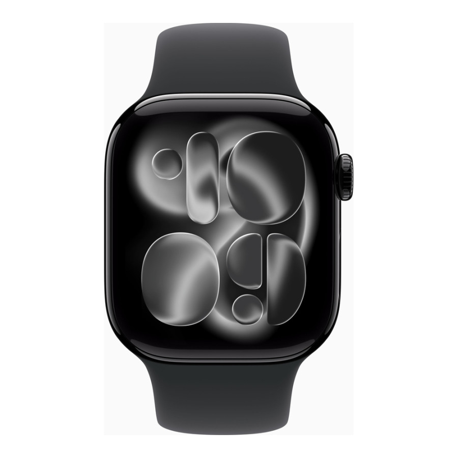 Apple Watch Series 11 GPS + Cellular 42mm Jet Black Alu. Case w. Black S. Band - S/M (MF834)